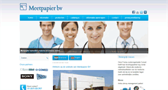 Desktop Screenshot of meetpapier.nl
